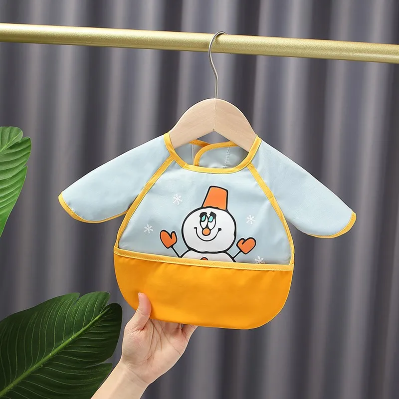 Waterproof Cartoon Baby Easy-to-Clean Bibs - Image 10