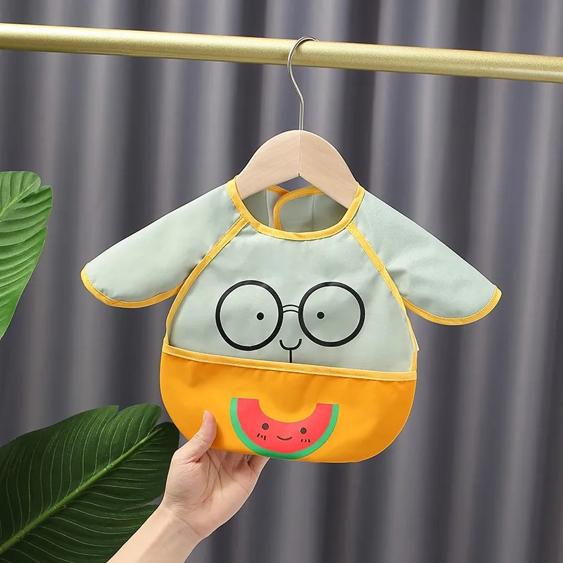 Waterproof Cartoon Baby Easy-to-Clean Bibs - Image 12