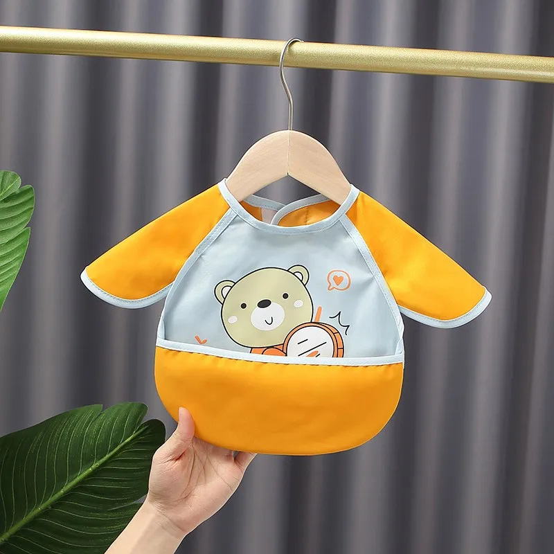 Waterproof Cartoon Baby Easy-to-Clean Bibs - Image 3