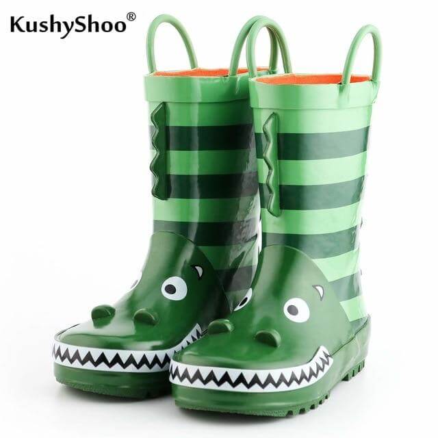 Waterproof Children's Cartoon Rubber Boots - Image 13