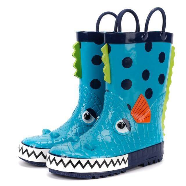 Waterproof Children's Cartoon Rubber Boots - Image 15