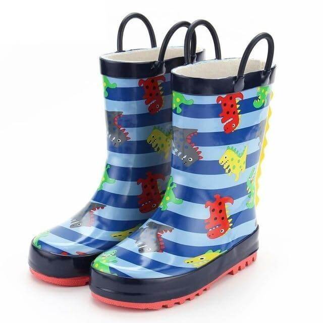 Waterproof Children's Cartoon Rubber Boots - Image 4
