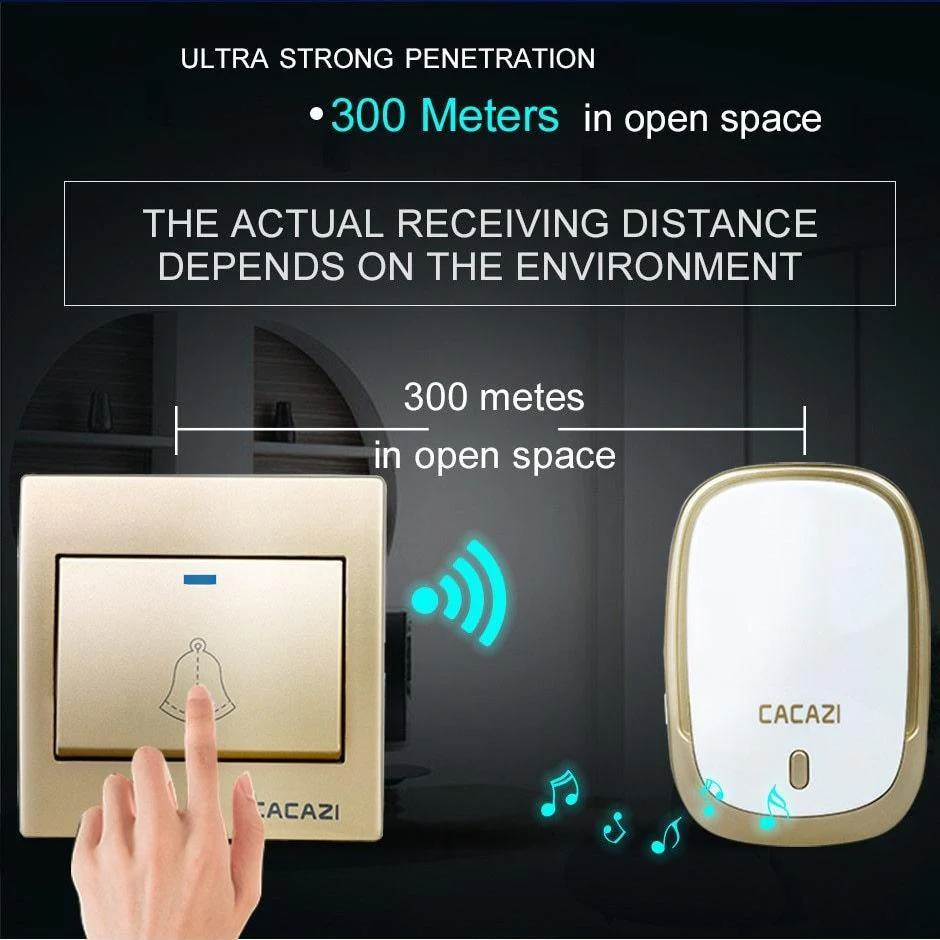 Waterproof Cordless Wireless Doorbell - Image 6
