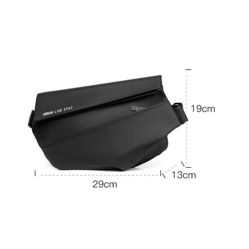 Waterproof Crossbody Street Style Shoulder Bag - Image 2