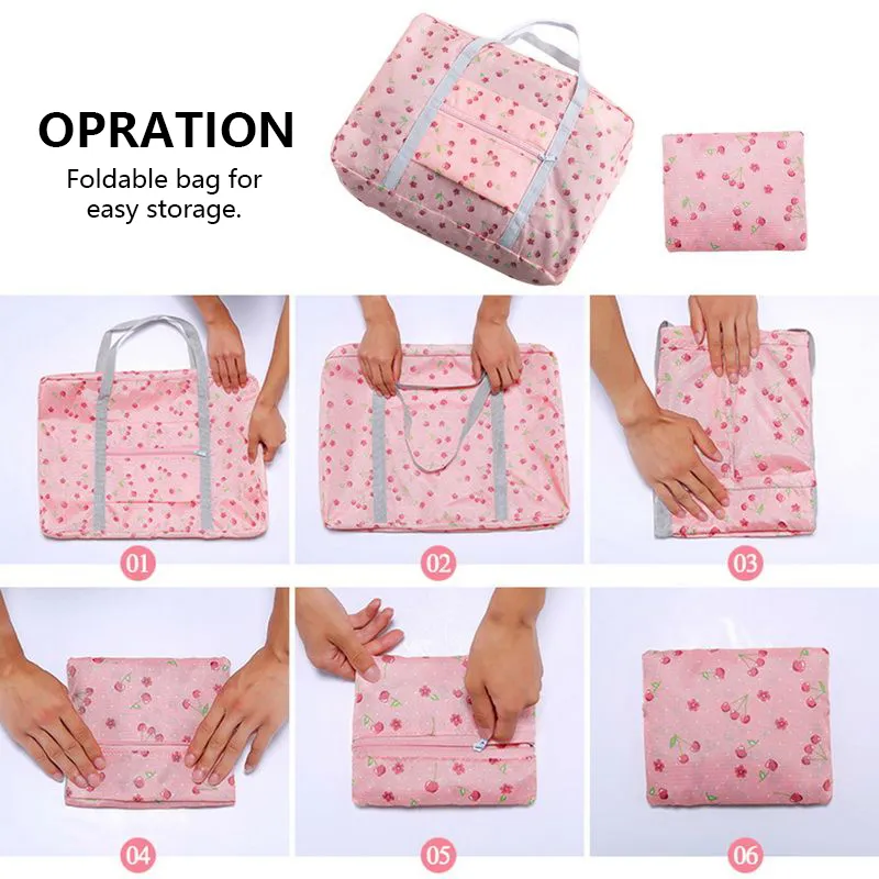 Waterproof Foldable Travel Luggage Organizer Storage Bag - Image 8