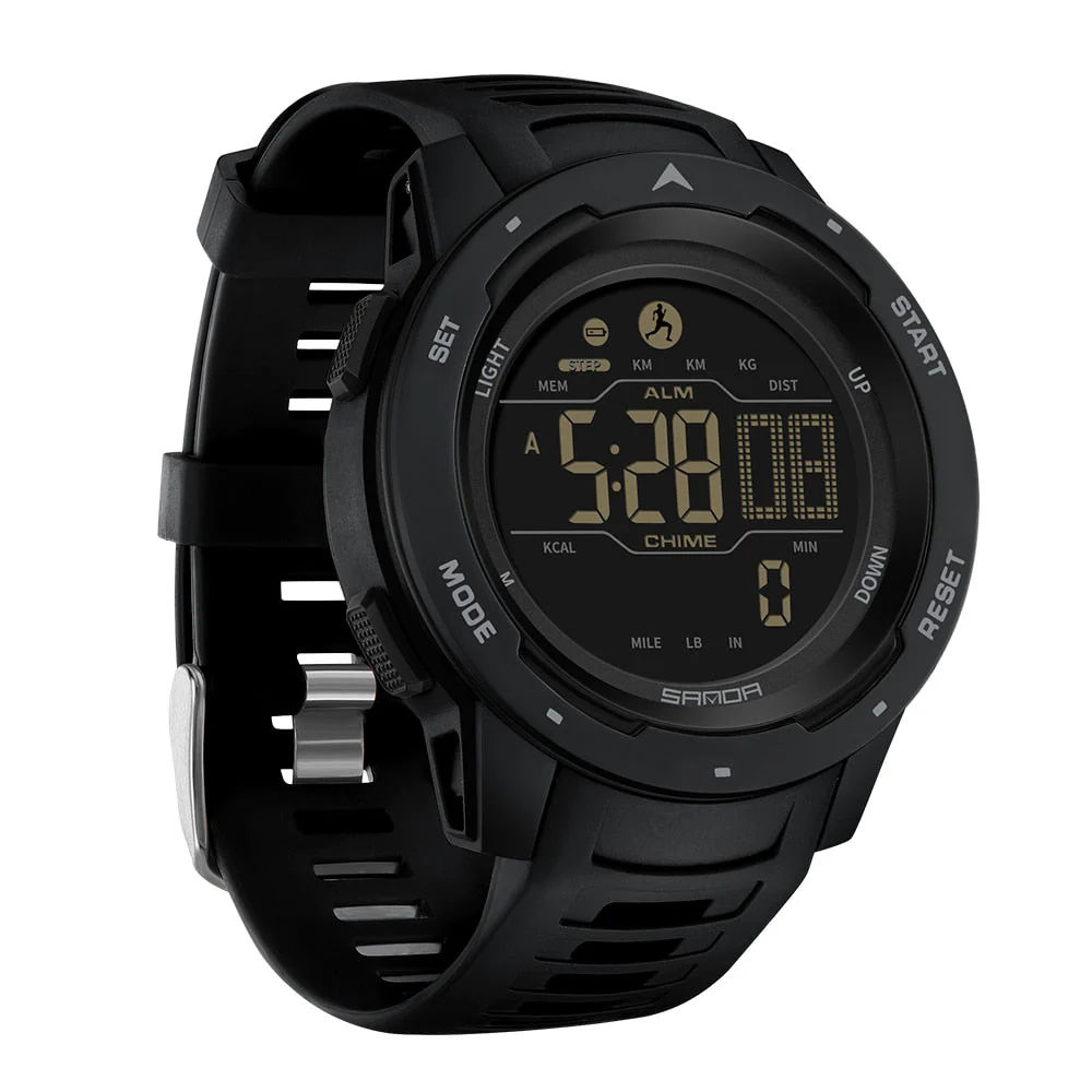Waterproof Military Pedometer Digital Watch - Image 6
