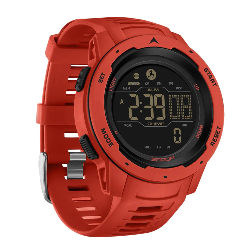 Waterproof Military Pedometer Digital Watch - Image 7