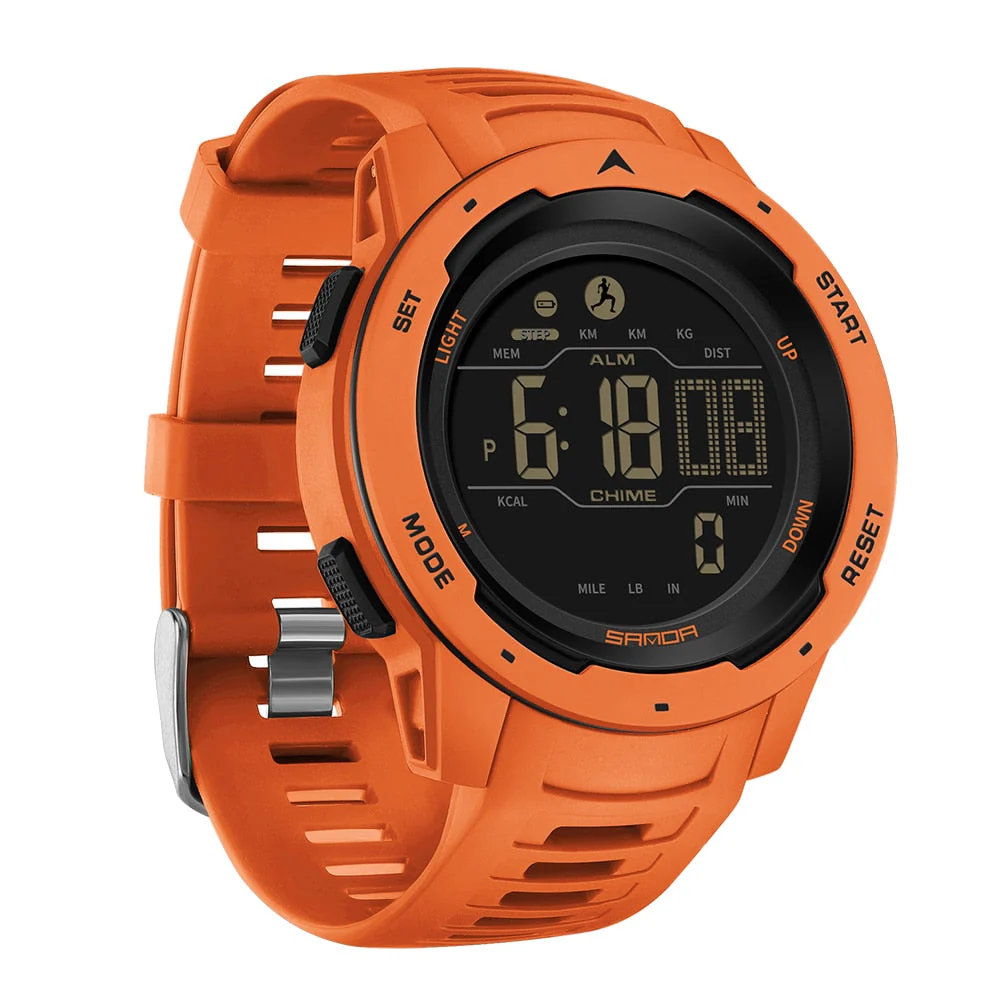 Waterproof Military Pedometer Digital Watch - Image 9