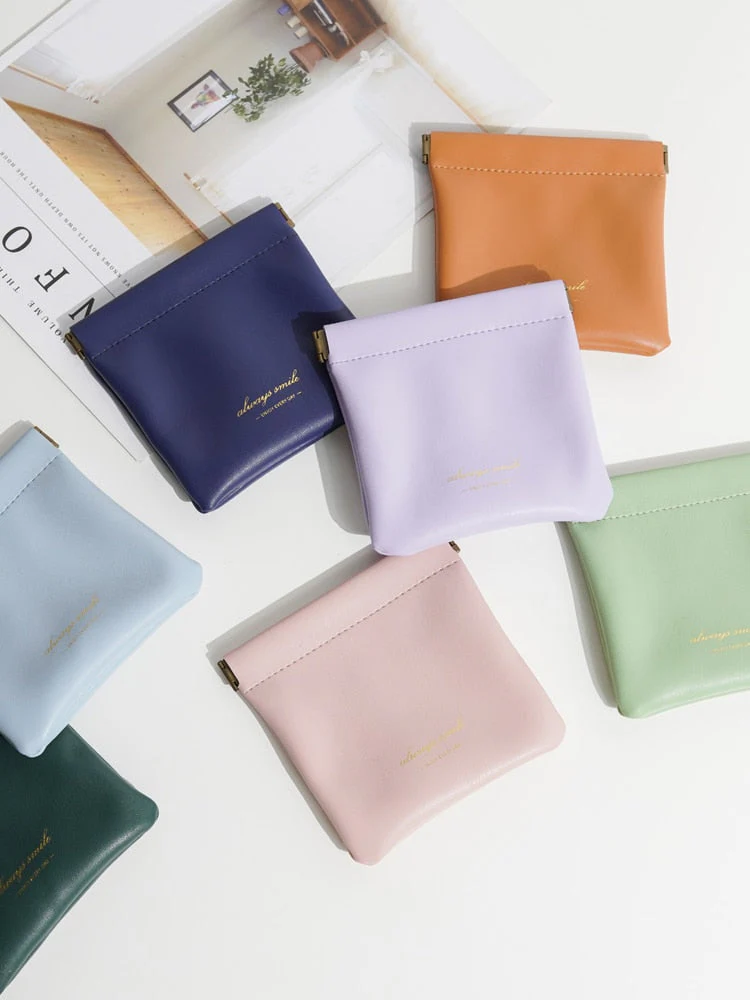 Waterproof Mini Leather Makeup Bag - Image 3