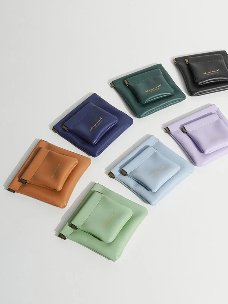 Waterproof Mini Leather Makeup Bag - Image 4