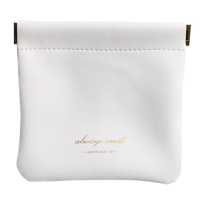 Waterproof Mini Leather Makeup Bag - Image 6