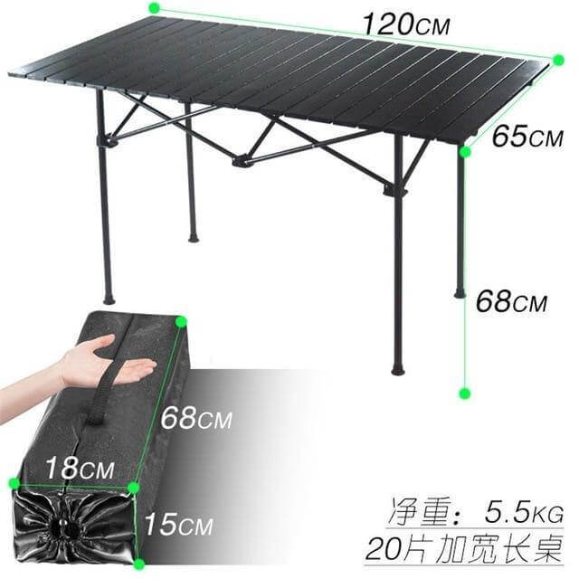 Waterproof Outdoor Folding Camping Picnic Table - Image 10