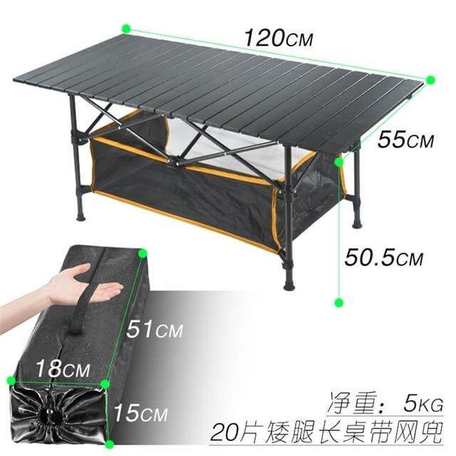 Waterproof Outdoor Folding Camping Picnic Table - Image 2
