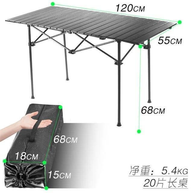 Waterproof Outdoor Folding Camping Picnic Table - Image 3