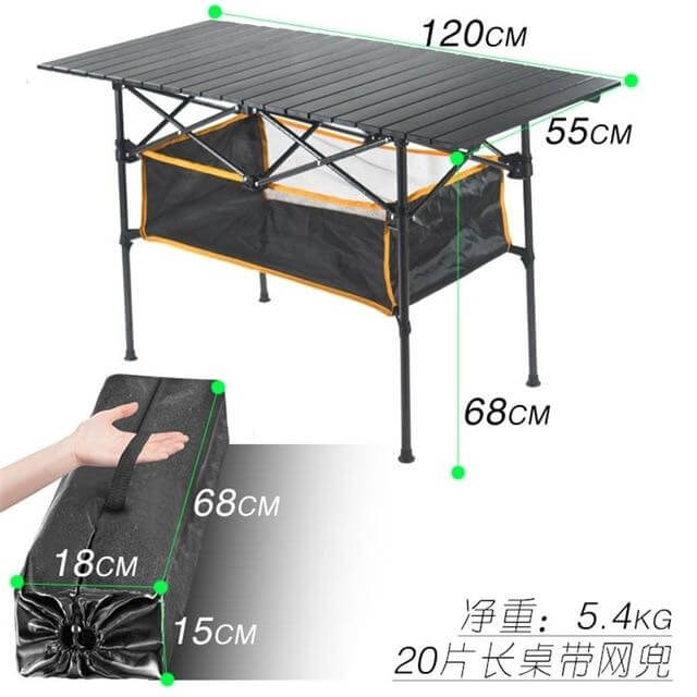 Waterproof Outdoor Folding Camping Picnic Table - Image 4