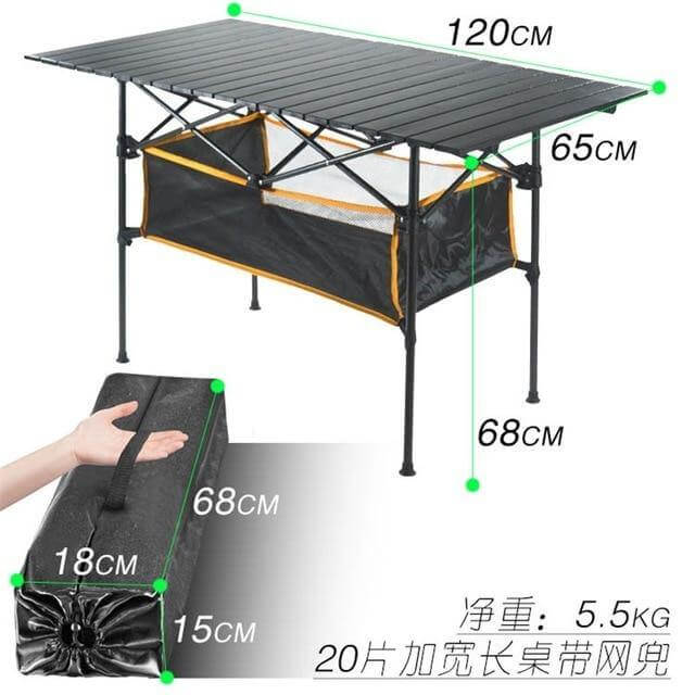 Waterproof Outdoor Folding Camping Picnic Table - Image 5