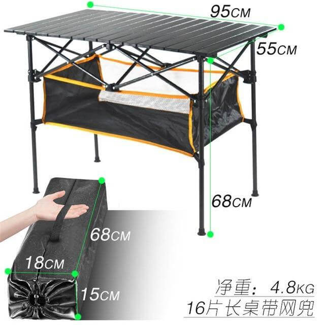 Waterproof Outdoor Folding Camping Picnic Table - Image 7