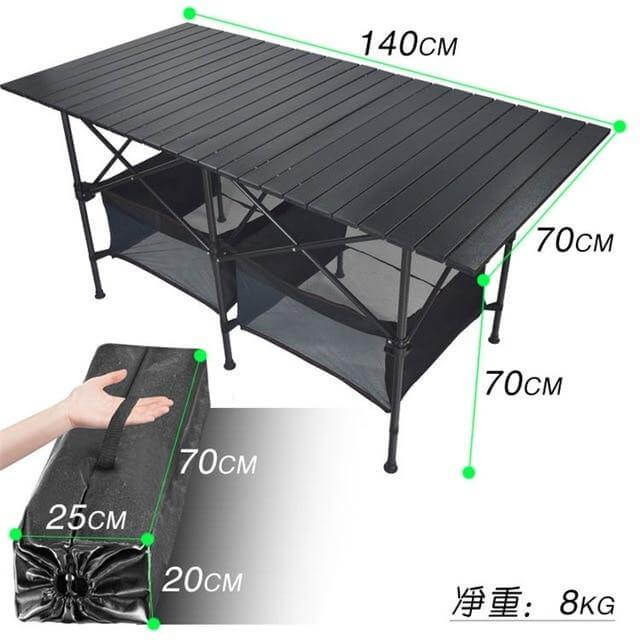Waterproof Outdoor Folding Camping Picnic Table - Image 9