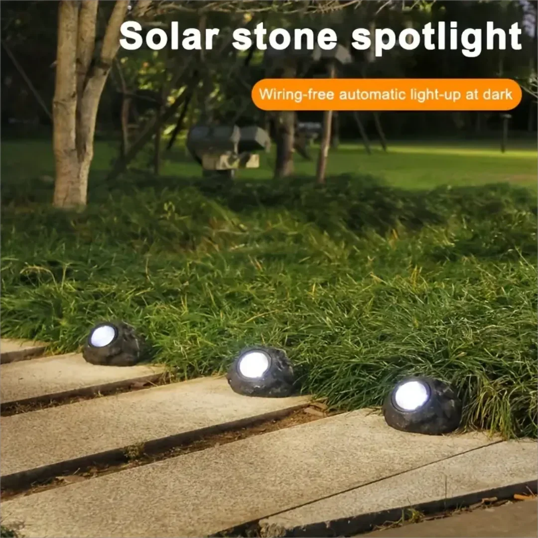 Waterproof Outdoor Solar Rock Spotlight Lamps - Image 4