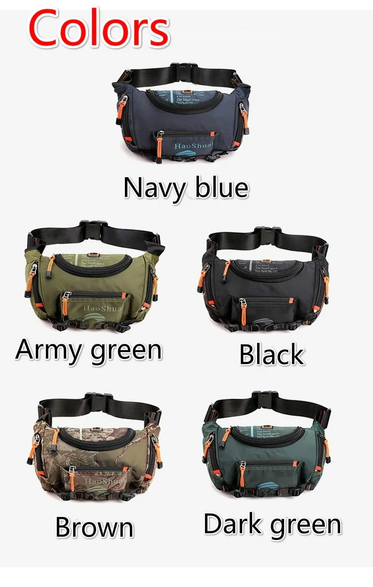 Waterproof Oxford Style Stash Waist Bag - Image 11