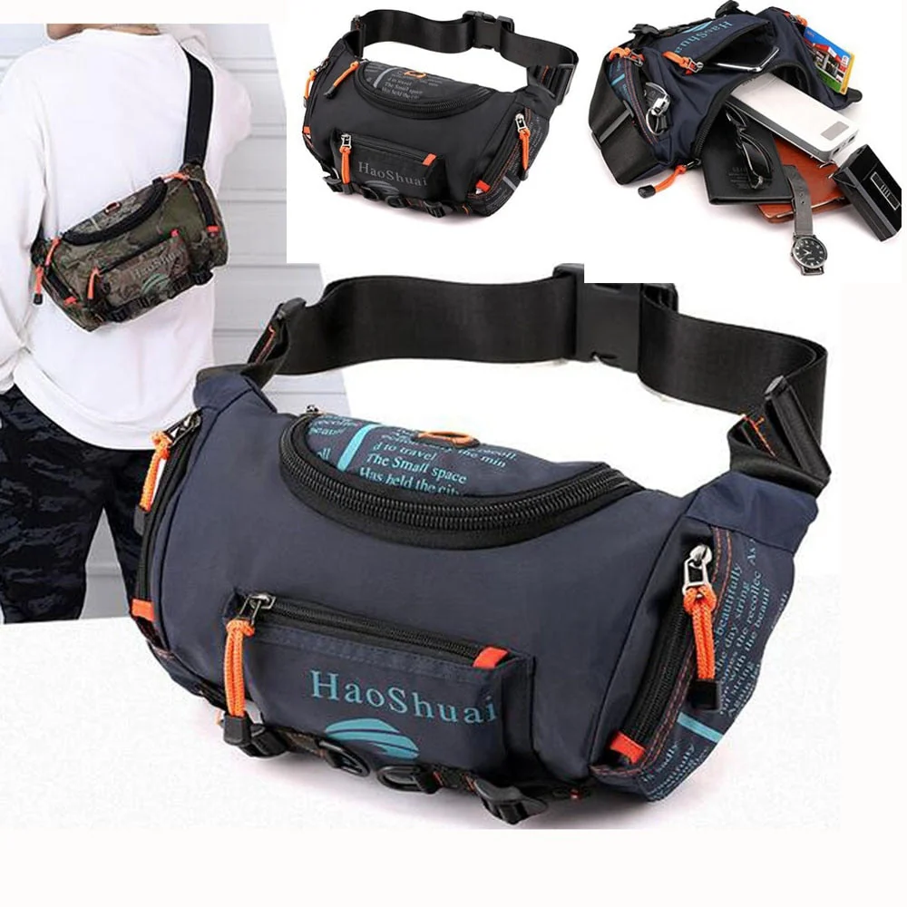 Waterproof Oxford Style Stash Waist Bag - Image 2