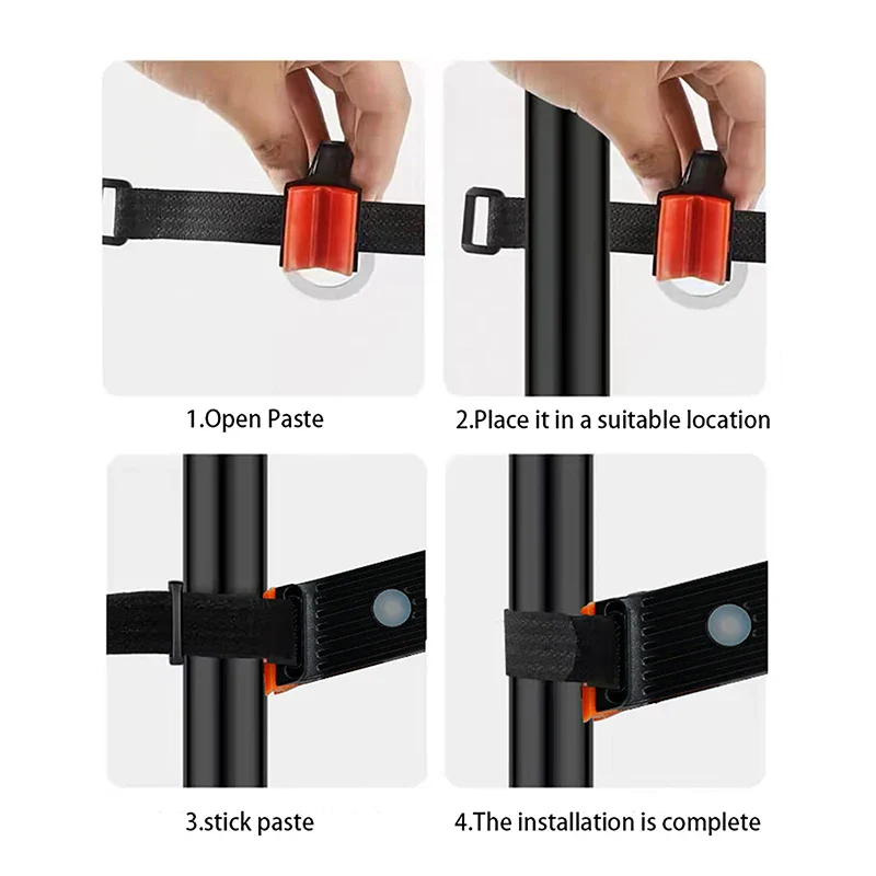 Waterproof Rechargeable LED Safe Ride Bike Tail Light - Image 5