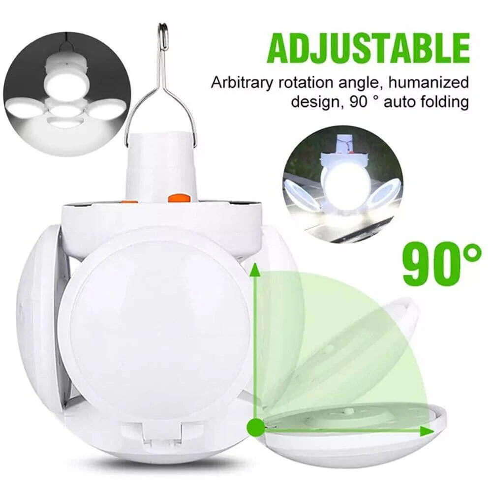 Waterproof Rechargeable Solar Camping Lamp - Image 3