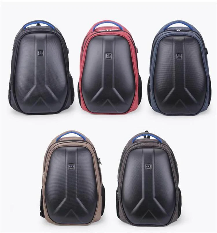Waterproof Shoulder Vintage Oil Wax Canvas Backpack - Image 9