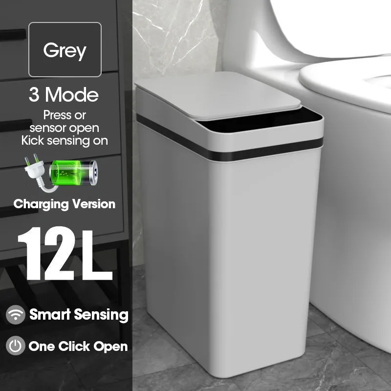 Waterproof Smart Wave Sensor Automatic Trash Can - Image 8
