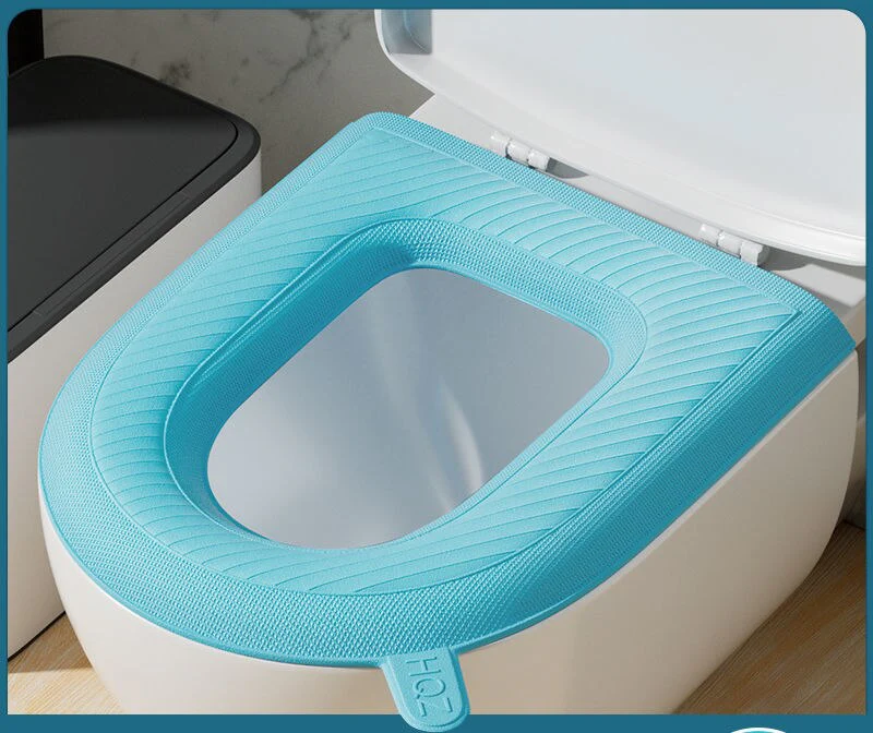 Waterproof Soft Toilet Seat Cover Lifter - Image 7