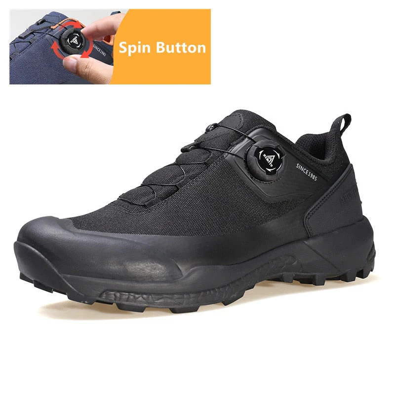 Waterproof Speed Hiker Automatic Lace Up Boots - Image 9