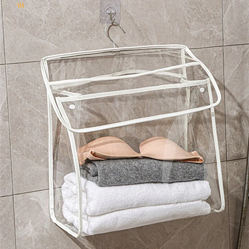 Waterproof Transparent Hanging Bathroom Organizer Bag - Image 2