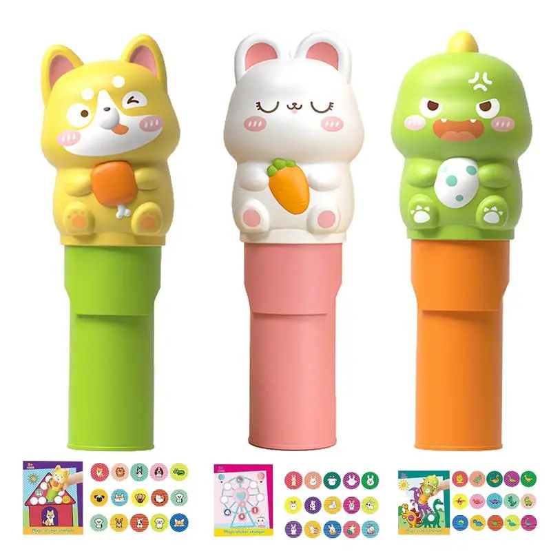 Waterproof Unlimited Fun Kids Sticker Stamp Set - Image 2