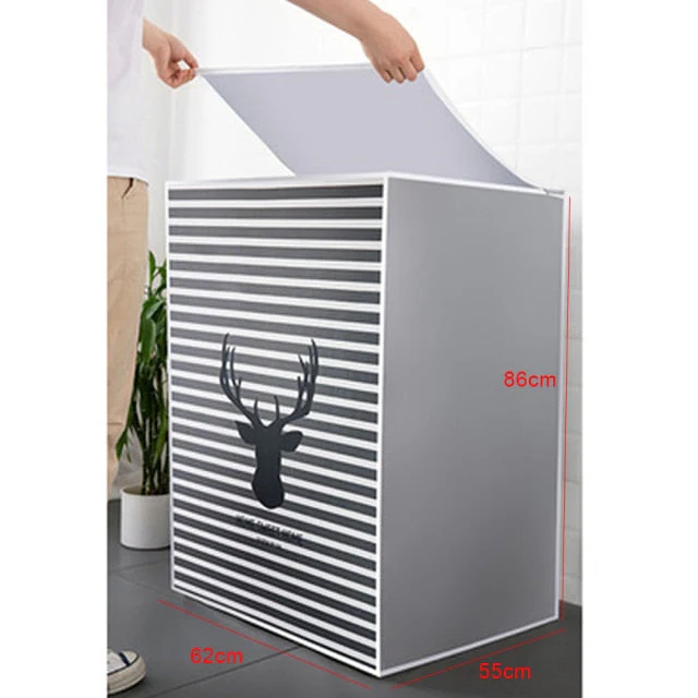Waterproof Washing Machine Animals Dust Cover - Image 11