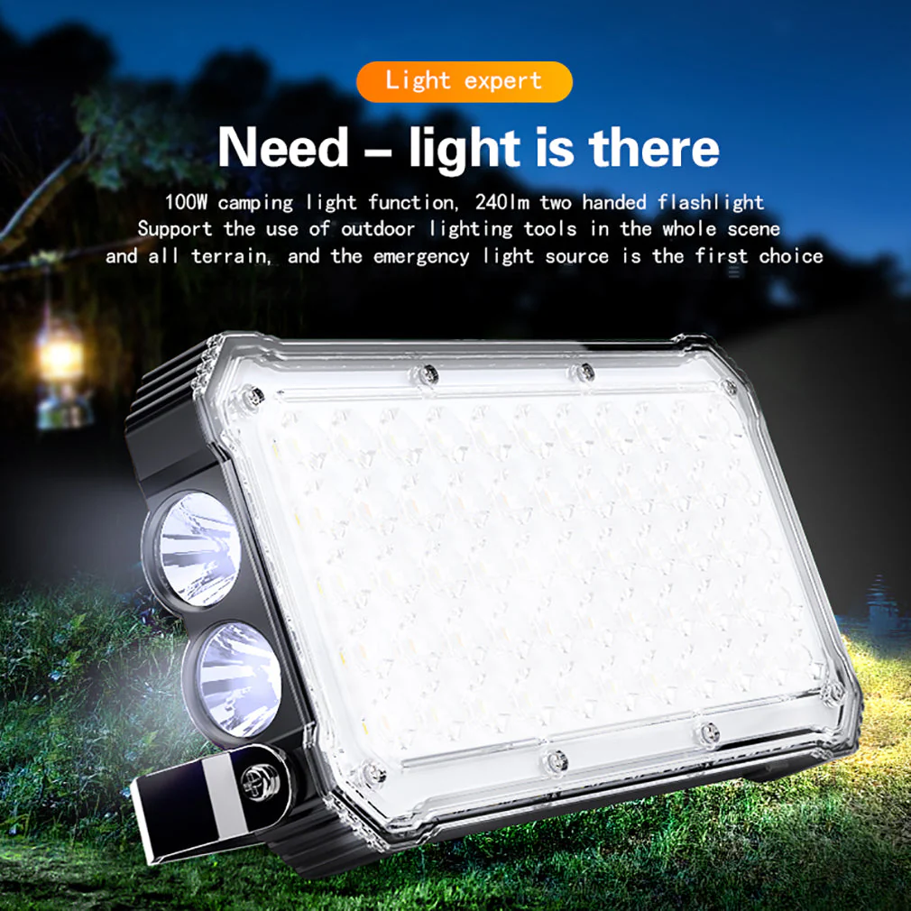 Waterproof Wireless Charging LED Lamp Power Bank - Image 4