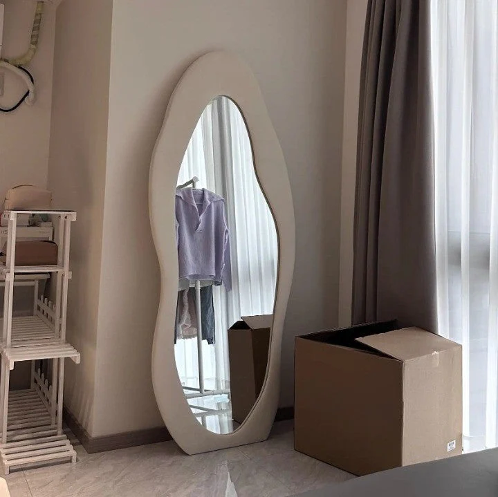 Wavy-Curvy-Asymmetrical Irregular Large Mirror - Image 4