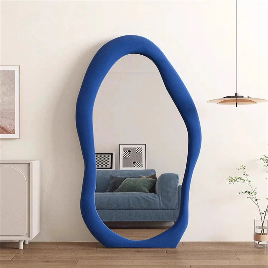 Wavy-Curvy-Asymmetrical Irregular Large Mirror - Image 7