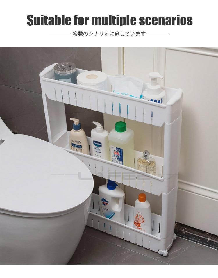 Wheeled Mobile Tiny Storage Shelf - Image 15