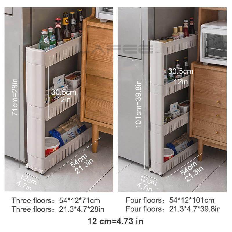 Wheeled Mobile Tiny Storage Shelf - Image 17