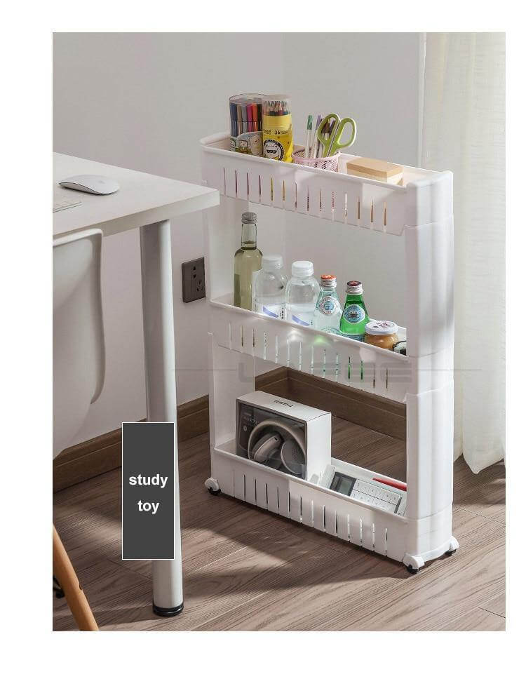 Wheeled Mobile Tiny Storage Shelf - Image 3