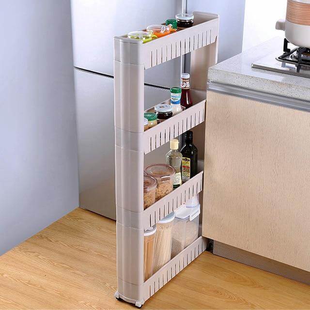 Wheeled Mobile Tiny Storage Shelf - Image 4