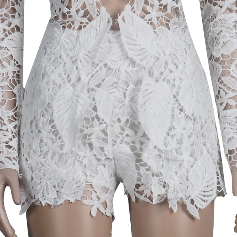 White Lace Dress - Image 3