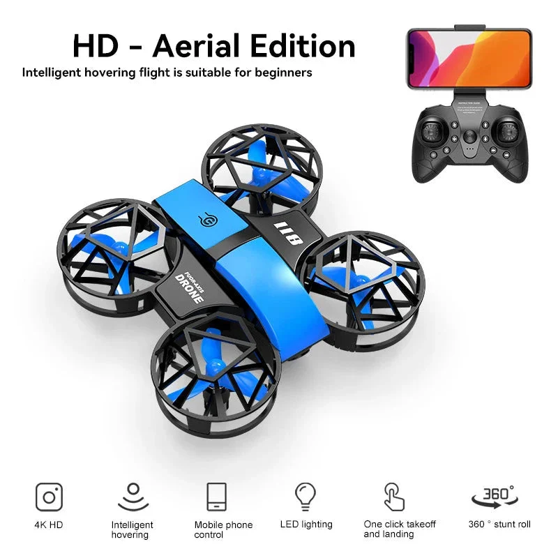 Wide Angle Lens Fully Protected Aerial Photography Drone - Image 6