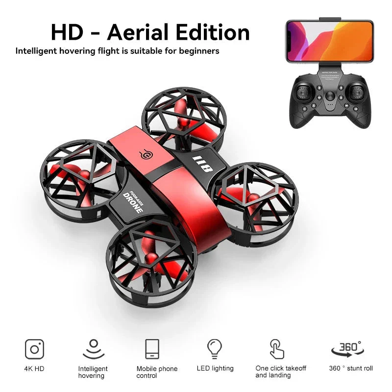 Wide Angle Lens Fully Protected Aerial Photography Drone - Image 7