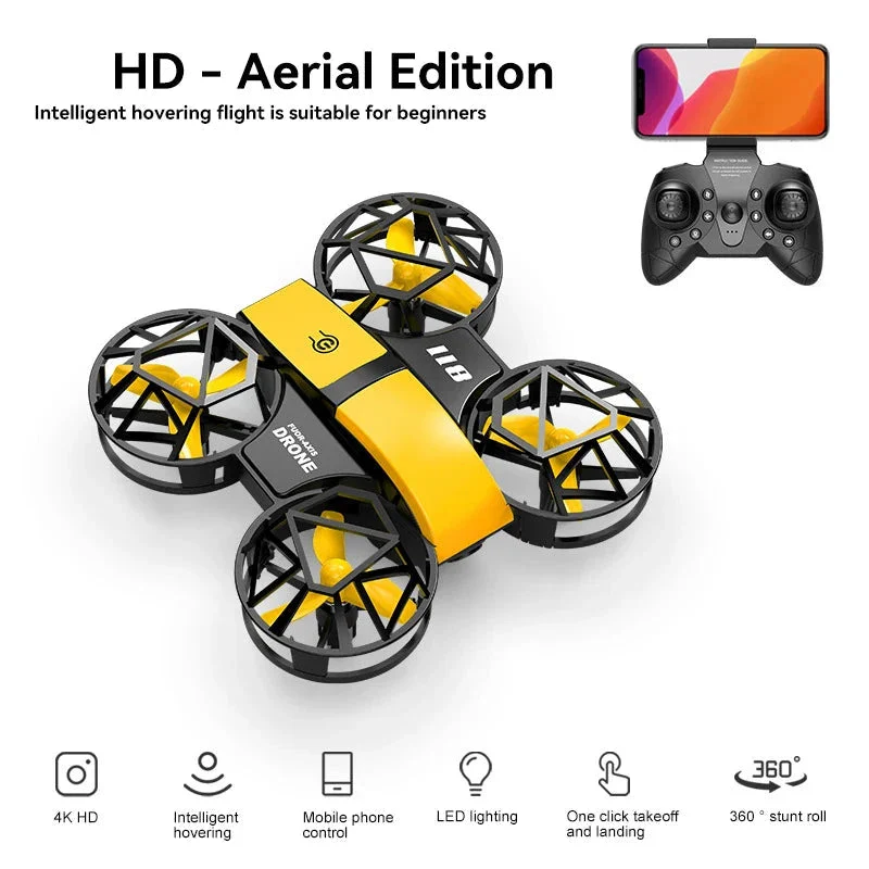 Wide Angle Lens Fully Protected Aerial Photography Drone - Image 8