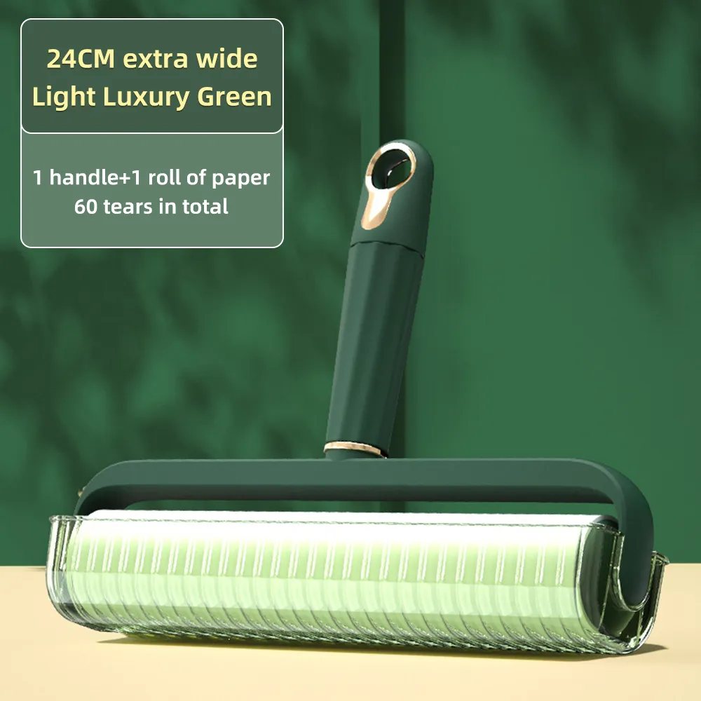 Wide Sticky Clean Paws Pet Hair Lint Roller - Image 7