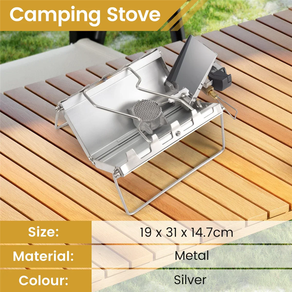 Wild Burner Foldable High-Power Camping Gas Stove - Image 2