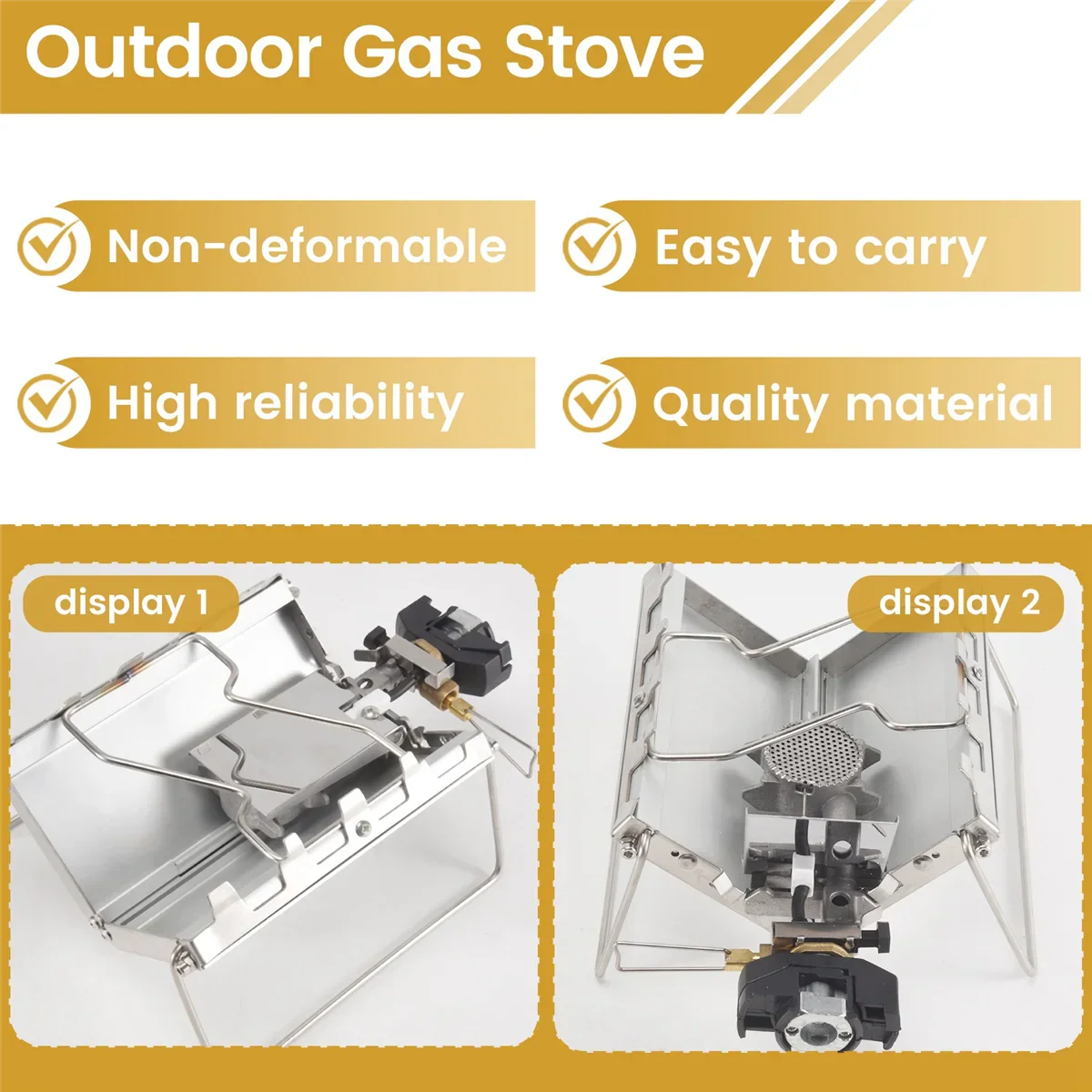 Wild Burner Foldable High-Power Camping Gas Stove - Image 5