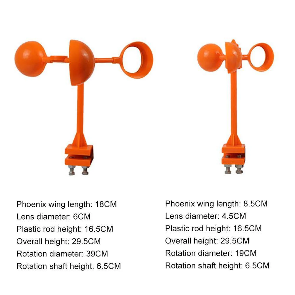Wind Power Rotating Solar Animal Repeller - Image 10