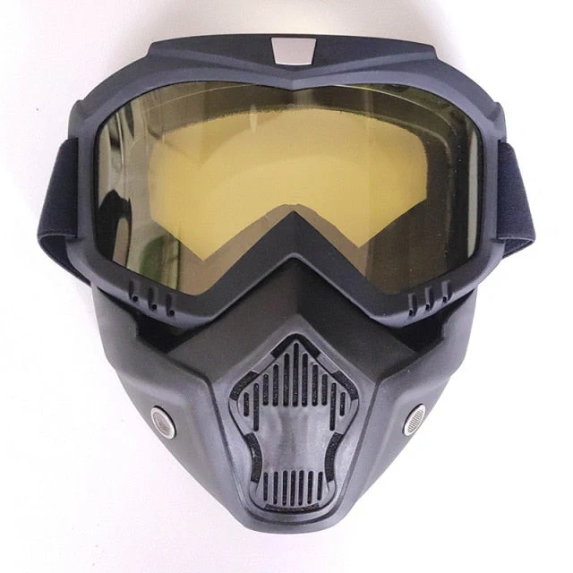 Windproof Motorcycle Snowboard Helmet Goggles - Image 8